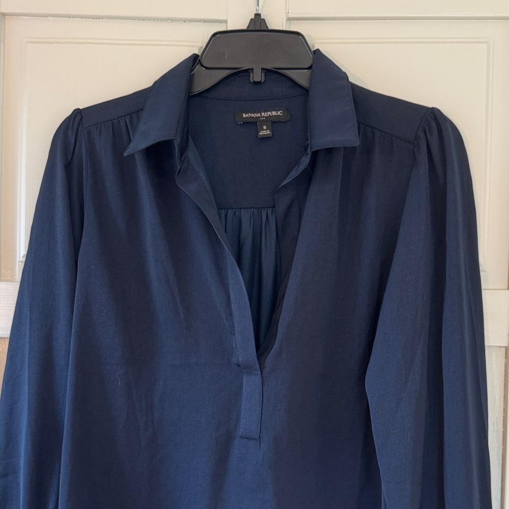 Banana Republic Dark Blue Women's Blouse